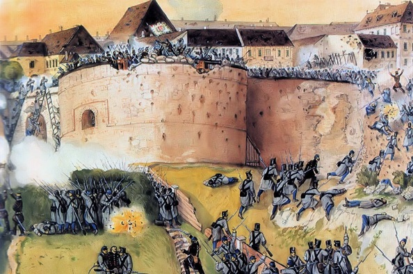 A Hegyvidék és a budai vár ostromának 175. évfordulója