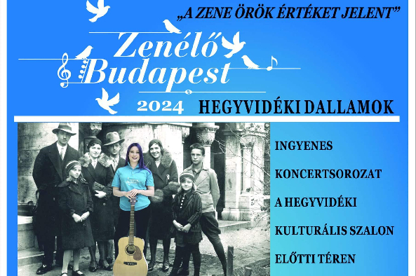 Zenélő Budapest: izgalmas ingyenes koncertek a Hegyvidéki Kulturális Szalon előtti téren